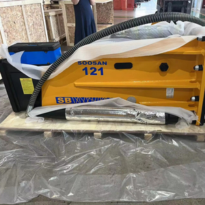 For SB121 Box Type Silenced Hydraulic Breaker Hammer 28T-35T Ton Excavator 155mm Chisel Yellow 1 Year Warranty Shandong - Product Image 1