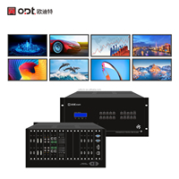 Conmutador de Matriz de Video Híbrido Sin Interrupciones 16x8 HD-MI SDI HDBaseT Fibra Óptica con API Abierta y Control por Red LAN para Proyectos de Transmisión y Exhibición