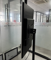 Moniteur à écran tactile capacitif industriel de 27 pouces Écran IPS 1920x1080 VESA 200/300mm Montage mural de bureau pour les entreprises