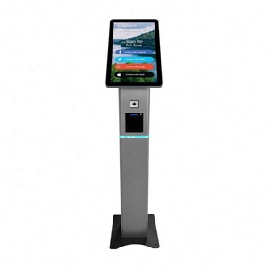 21.5 ''LED Light Order Kiosks QR <b>Scanner</b> Payment Machine Pos Holder A4 <b>Printer</b> <b>With</b> Wifi/Bluetooth Queue Management Order Kiosk - Product Image 6