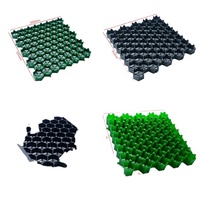 Grilles en plastique vert de haute qualité, 4 pièces, pour allées