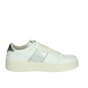 Zapatillas Deportivas Saint para Mujer, Blancas y Plateadas, de Cuero, con Plataforma, Moda Casual - Product Image 4