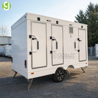 Goeasy Toilettes Mobiles de Luxe 3,8 m, Conteneur Sanitaire Public, Remorque de Douche pour Camion