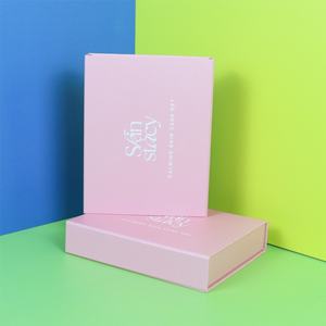 Customised Magnetic Recycle <b>pink</b> Beauty Packaging Bote Cadeau Cosmetic Makeup Lipgloss Lipstick Gift Paper Box with Eva Insert - Product Image 5