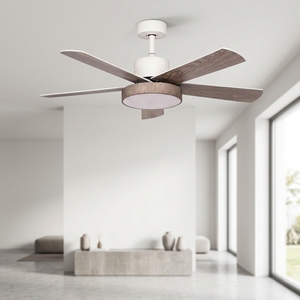 Ventilateur de plafond silencieux <span class=keywords><strong>ProBreeze</strong></span> 42 pouces avec moteur DC, 5 pales en bois, lumière LED, télécommande, 6 vitesses, pour salle à manger, garantie 5 ans - Product Image 6