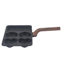 Batterie de cuisine multifonctionnelle en alliage d'aluminium Poêle à déjeuner antiadhésive Gaufrier à induction Omelette Cookie Egg Maker