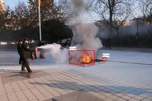 Caméra Bullet Réseau AI COMS Bova avec Audio Bidirectionnel, Détection <span class=keywords><strong>de</strong></span> Fumée et Incendie, Vision Nocturne 2K, POE, <span class=keywords><strong>WIFI</strong></span>, 4G pour Système d'Alerte Précoce aux Incendies - Product Image 4