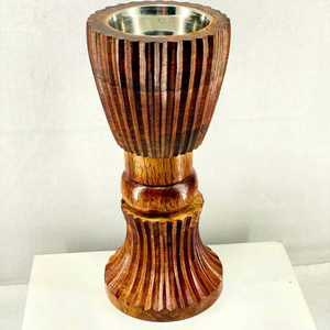Quemador de Incienso de Madera de Sándalo Hecho a Mano, Personalizado, de Lujo, Estilo Árabe Religioso, Moderno y Elegante / Mabkhara de Alta Calidad y Ecológico - Product Image 1