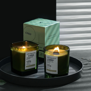 Vela Aromática de Cera de Soya Premium AIKUN, Etiqueta Personalizada, Regalo de Aromaterapia para el Dormitorio, Decoración Relajante para el Hogar y Spa - Product Image 1