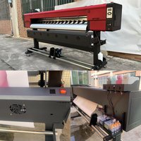 Printer Inkjet Eco Solvent Murah Langsung dari Pabrik 1.8m Single Dual Xp600 I1600 I3200 Printhead untuk Vinyl, Pembungkus Mobil, Spanduk Digital