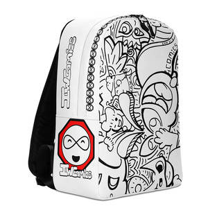 Cómics IW # Mochila Moderna Minimalista para PC, con Correa de Transporte Cómoda de Poliéster y Cierre de Cordón - Product Image 2