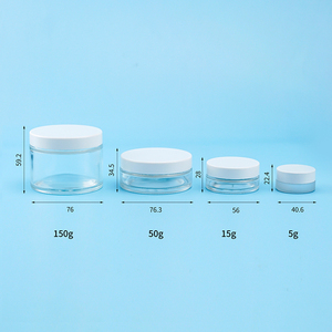 5g 15g 50G 150g Bình Thủy Tinh Phẳng ngắn cấu hình thấp - Product Image 1