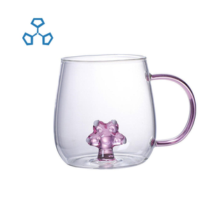 Design unico di vetro tazza di tè tazza di caffè di vetro per bevande calde bevande fredde <span class=keywords><strong>bicchieri</strong></span> - Product Image 4