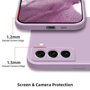 Ailestecca mới S22 siêu điện thoại trường hợp mềm Silicone Matte TPU điện thoại di động Trường hợp bìa cho Samsung Galaxy S22 cộng với S22 - Product Image 2