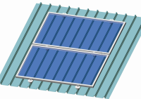 Pince de fixation solaire pour toiture à joint debout en aluminium pour système de montage de toiture métallique Support solaire personnalisé |   AISINEE