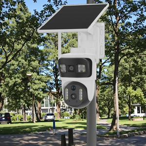 Macro video V380 năng lượng mặt trời hỗ trợ 4MP CMOS cảm biến âm thanh hai chiều vườn trang trại máy ảnh tầm nhìn ban đêm lưu trữ đám mây IP65 xem nhiều người dùng - Product Image 1