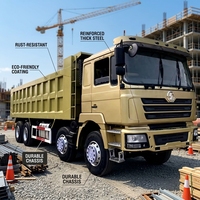 Camion benne minier HOWO 371 8x4 10 pneus Diesel Euro 6 Neuf Gauche pour charbon et gravier, modèle populaire africain et chinois