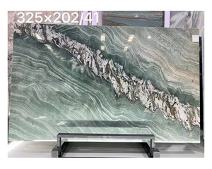 Verde <span class=keywords><strong>Niagara</strong></span> quartzit màu xanh lá cây quartzit màu xanh lá cây sóng quartzit nhà bếp truy cập và đảo trang trí tường - Product Image 1