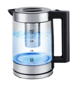 lianjiang pyrex clear glass transparent 1.8l electric kettle jug price household manufacturers