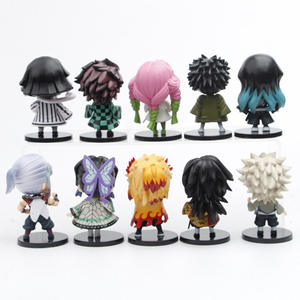 Figura de Acción de Demon Slayer, Set de 5 Piezas: Tanjiro, <span class=keywords><strong>Genya</strong></span>, Giyuu, Kochou Shinobu, Kyoujurou Uzui, Tengen, Kanroji Mitsuri - Product Image 3
