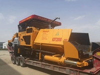 Pavimentadora de Asfalto Multiusos Antiescánera con Bomba de Motor, Caja de Cambios y Rodamientos, Ancho de Trabajo de 3000 mm, Calentamiento a Gas/Eléctrico