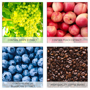 Lady Favorite 4 tipos de exfoliante corporal orgánico profundo EXFOLIANTE SUAVE eliminación de piel muerta calmante sedoso brillo cuidado corporal para Unisex - Product Image 3