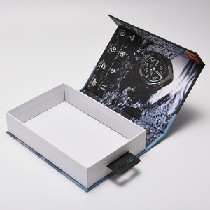 Bán Buôn Miễn Phí Thiết Kế Dập Nổi In Ấn Biểu Tượng Tùy Chỉnh Đồ Trang Sức Tổ Chức Hộp Quà Tặng Sang Trọng Bao Bì Đồng Hồ Duy Nhất Hộp - Product Image 2