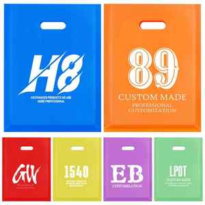 Túi nhựa đóng gói mua sắm in logo, thiết kế tùy chỉnh, cắt khuôn, giá sỉ từ nhà máy - Product Image 4