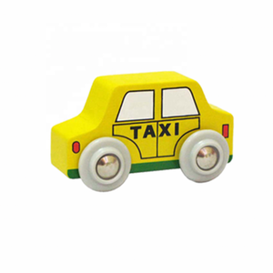 Eco-Friendly Non-Toxic Multi-Color Wooden <b>Car</b> Toy Kids Educational Cab Toy Custom Logo Print Rubber Material <b>Box</b> Baby Toys - Product Image 2
