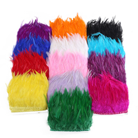 10M 10-15CM selle faisan plume garniture artisanat bande gland pour artisanat couture accessoires fête Costume Plumes décoration