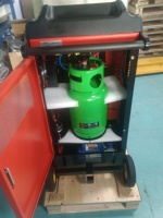 Máquina de Aire Acondicionado para Taller Mecánico LAUNCH VALUE-300PLUS para Recuperación y Recarga de Refrigerante de Automóviles