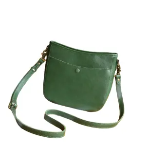 Lederen Mand Vorm Mode Dame Handtas Eenvoudige Casual All-Match Echt Lederen Messenger Bag Voor Dames