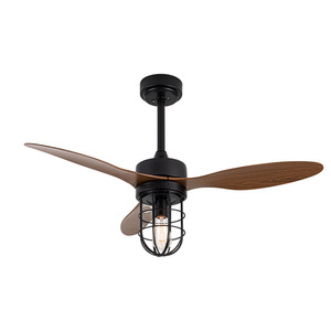 <b>Ceiling</b> <b>Fan</b> Light With Led Bulb 220V Downrod Mount For Living Room Bedroom Balcony - Product Image 3