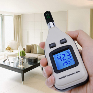 Thermomètre numérique et hygromètre haute précision, affichage LCD rétroéclairé, pour la maison et la cuisine, livraison gratuite - Product Image 2