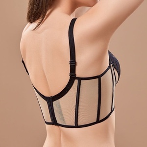 Oreilles de lapin sous-vêtements en dentelle <span class=keywords><strong>française</strong></span> les <span class=keywords><strong>gros</strong></span> seins des femmes montrent un soutien-gorge anti-affaissement à armatures souples et à mémoire de forme - Product Image 1
