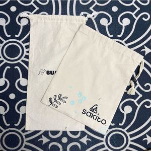 High Quality Small Cotton Drawstring Purse <b>Dust</b> <b>Bag</b> <b>for</b> <b>Handbags</b> Luxury Custom Organic Cotton <b>Dust</b> <b>Bag</b> - Product Image 2
