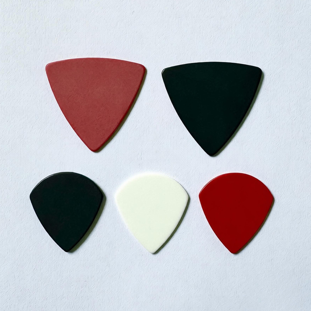 High-Rigidity Delrin Guitar Picks, Wear-Resistant Frosted Anti-Slip Grip, for Acoustic/Electric Guitars & Bass