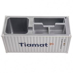 Organizador de Escritorio Personalizado de ABS, Portalápices con Diseño de Contenedor de Envío - Product Image 3