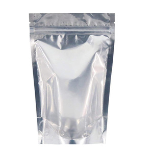 공장 맞춤형 식품 포장 가방 지퍼 잠금 마일라 하이 배리어 포일 스탠드 파우치 전면 투명 - Product Image 4