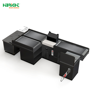 Highbright Durable Checkout <b>Counter</b> Without Conveyor Belt Model HBE-CC Customizable Dimensions for Supermarket & Retail Stores - Product Image 3