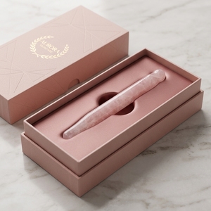 OEM Personnalisé Stylo d'<span class=keywords><strong>acupuncture</strong></span> Gua Sha en Quartz Rose Naturel Marque Privée Outil de massage facial pour commandes en gros - Product Image 6