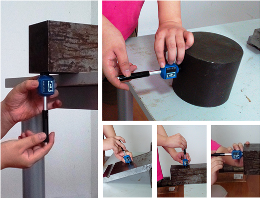 Tipo de pluma Tester de dureza de Leeb portátil Tester de dureza de metal para acero inoxidable