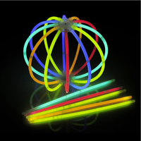 100-Pack Noël Halloween Bâtons Lumineux LED pour Graduation Party Supplies Birthday Favors Accessoires Décorations Jouets Utilisation