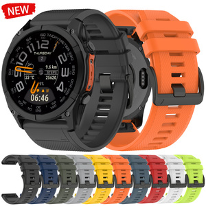Correa de Silicona de 26mm para Reloj <span class=keywords><strong>Garmin</strong></span> Fenix 8 E 7 7X Pro 6X 6 5 5X Plus <span class=keywords><strong>Epix</strong></span> Gen2 Enduro 3 Quatix 8 7X Solar, Correa de Liberación Rápida - Product Image 1
