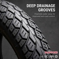 إطار دراجة كهربائية 14×2.50 بوصة، إطار بدون أنبوب داخلي للدراجات الكهربائية والسكوترات الكهربائية، مصنوع من المطاط الطبيعي