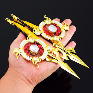 Juguete Nezha, Juego de Cuatro Piezas, <span class=keywords><strong>Hot</strong></span> <span class=keywords><strong>Wheels</strong></span>, Lanza de Fuego, Juguete de Metal Completo para Descompresión, Regalos Promocionales - Product Image 6