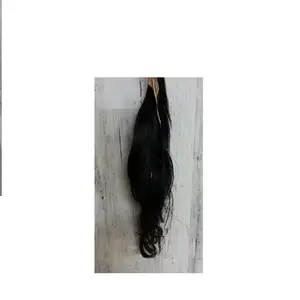 Natural Red Brown Cow Tail hair Cattle Black Tail Hair For Making Brush And Fiber Products for Customized Sale