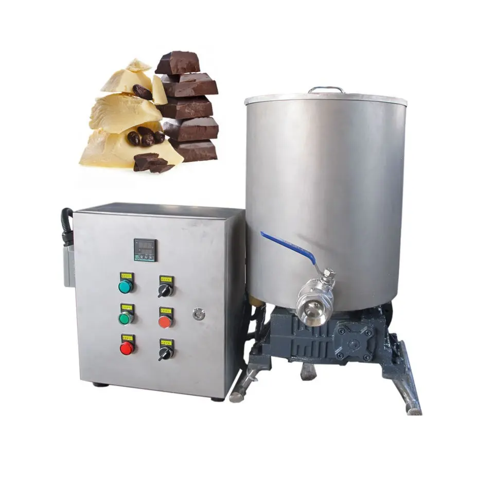 5Kg Kapasitas Kecil Cocoa Butter Conche Refiner Mesin Ball Mill Coklat