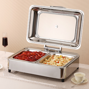 Chauffe-Plats Commercial LIYUNDA 9L en Acier Inoxydable – Plat de Buffet Isotherme pour Restaurants, Hôtels et Traiteurs - Product Image 2