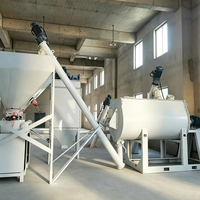 Mélangeur à ruban en forme de poire pour modèles personnalisables de grande capacité, disponible pour les lignes de production de mortier sec